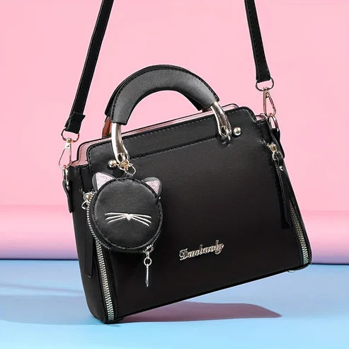 Cartera Miau Negro